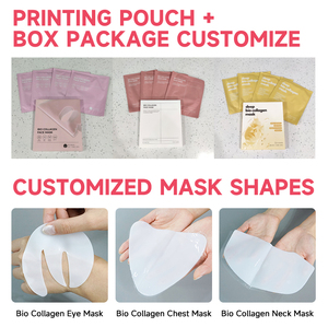 Mascarilla facial de biocolágeno personalizada OEM, mascarilla hidratante antiarrugas para la noche, minimización de poros, reafirmante para el cuidado facial - Product Image 5