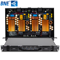 Amplificateur numérique 1U 4*1300W 8Ω à prix d'usine, système audio stéréo 4 canaux pour KTV, club, soirée, amplificateur de puissance numérique de classe D