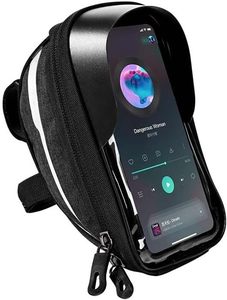 Trend OEM/ODM Waterproof Black TPU + Composite Carbon Polyester <b>Bicycle</b> <b>Frame</b> Bag for Outdoor Cycling Top Tube Cycling Pockets - Product Image 5