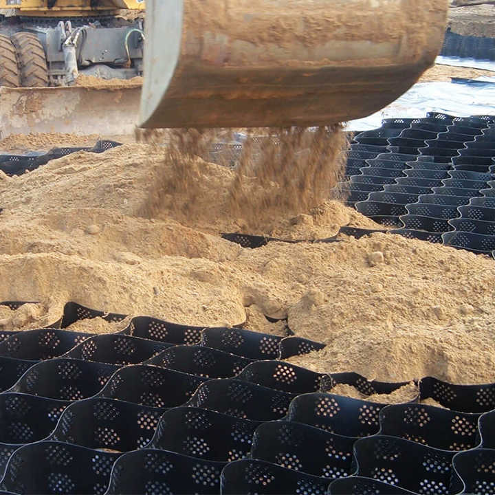 HDPE Smooth/Textured Perforated Geocell with CE Certificate Gravel ...