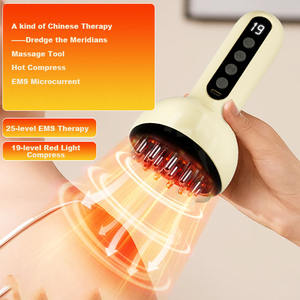 Tren baru bekam pijat vakum listrik portabel dengan terapi cahaya getaran kompres panas dan arus mikro, mudah digunakan - Product Image 4