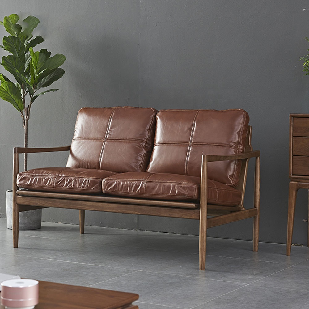 Wholesale Lounge Chairs Modern Leisure Reclining 2 Seater Sofa Leather Armchair Home Furniture Leisure Chairs