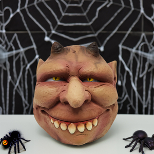 Ornement Tête de Diable en Résine, Statue Buste de Démon Effrayant, Décoration d'Halloween pour Maison Hantée, Décoration Artisanale Horreur pour Bureau et Fêtes - Product Image 3