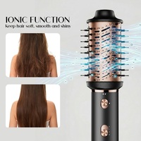 Sèche-cheveux professionnel 5-en-1, brosse à air chaud, volumateur et stylant, kit de coiffage ionique en céramique multifonctionnel pour femmes