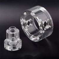 Services d'usinage CNC 5 axes de haute précision en Chine, usinage sur mesure pour valve en matériau PMMA