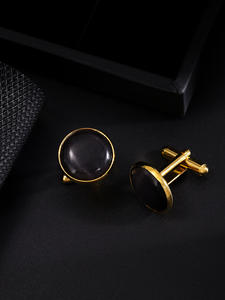 <span class=keywords><strong>Gemelli</strong></span> in Ferro con Occhio di Gatto alla Moda, Abbinati a Camicie Casual, Accessori per Uomo per Feste - Product Image 2