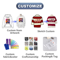 Hoodie Personalisasi Cetak Kustom Ukuran Kustom Warna Seragam Tim Pola Personalisasi Kualitas Tinggi