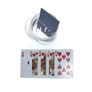 Boîte de cartes à jouer transparente étanche personnalisée commerce de gros mosaïque excellente texture impression cartes à jouer minces - Product Image 3