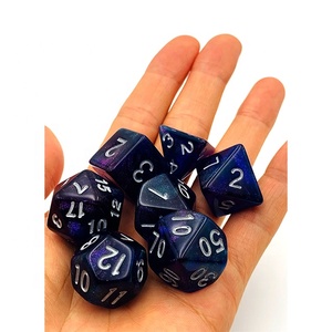 Bộ Xúc Xắc <span class=keywords><strong>RPG</strong></span> Tròn Tùy Chỉnh Đa Diện Xúc Xắc Dnd Acrylic Trò Chơi Trên Bàn <span class=keywords><strong>RPG</strong></span> - Product Image 1