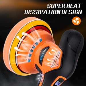 <span class=keywords><strong>Polisseuse</strong></span> Rotative sans Fil 21V pour Batteries Lithium, Soin Automobile avec Éponge, <span class=keywords><strong>Mini</strong></span> Machine à Polir <span class=keywords><strong>Électrique</strong></span> sans Fil pour Voiture - Product Image 4