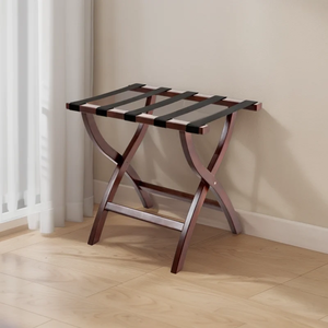 Hành Lý Giá Cho Phòng Khách Rắn Gỗ Cổ Điển Hành Lý Giá Chủ Bền Modem Cho Phòng Ngủ Khách Sạn Cung Cấp Khách Sạn Gấp - Product Image 4