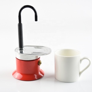 Goutte à goutte Moka Percolateur Bureau Cafetière À <span class=keywords><strong>Gaz</strong></span> avec Tasse - Product Image 3