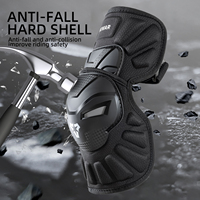 Protector de rodillas para motociclismo, protección ligera, resistente al desgaste y duradero, rodilleras reflectantes que garantizan la seguridad al conducir