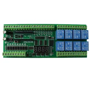 DN23E08 Smart Home Automation Module Controller RS485 Relay PLC IO Expanding Board Code for Dimmer Switch