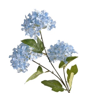 Flores de Hortensia Artificiales, Rama Individual, Seda Blanca, Alta Simulación, Decoración de Bodas, Accesorios de Fotografía para Exteriores, Decoración del Hogar - Product Image 3