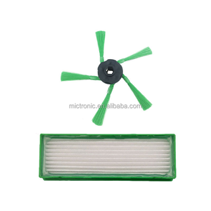 Kit de remplacement de filtre HEPA et brosse latérale compatible avec les aspirateurs robots <span class=keywords><strong>Vorwerk</strong></span> VR200 VR300, pièces détachées et accessoires - Product Image 1
