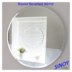 Art Deco Design Style Decorative <b>Silver</b> Oval Round Rectangle <b>Mirror</b> Glass Sheets - Product Image 2