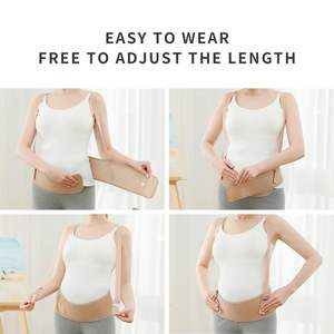 Sabuk bersalin yang dapat disesuaikan untuk wanita hamil, pita pendukung perut untuk meringankan nyeri punggung, tali penjepit pinggang - Product Image 6