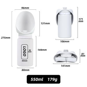 Fabrika toptan özelleştirilmiş Pet malzemeleri yumuşak silikon katlanabilir köpek su şişesi taşınabilir seyahat köpek su şişesi - Product Image 4