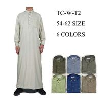 Vêtements musulmans pour hommes CCY en gros, thobe, jubba arabe, robe islamique, kaftan traditionnel saoudien pour la prière et le quotidien