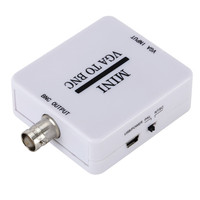 Adaptateur et convertisseur vidéo de surveillance VGA vers BNC avec câble Q9 pour moniteur - Fabriqué en Chine, emballage standard