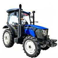 Tracteur à roues d'occasion Lovol 100 CV 4x4 M1004-3X avec cabine, moteur et boîte de vitesses Weichai, origine Shandong, 0-2000 heures, 540/1000 tr/min PTO