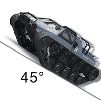 Uzaktan kumanda paletli yüksek hızlı Tank Off-Road 4WD RC araba 2.4 Ghz RC ordu kamyon 1/12 sürüklenme tankı RC tankı çocuklar yetişkinler için