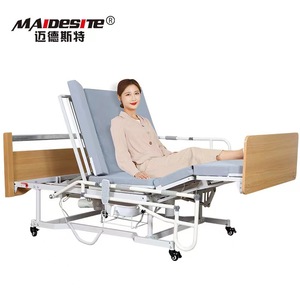 Cama de enfermería eléctrica Maidesite Md A12 con volteo programado y orinal antideslizante para uso doméstico - Product Image 2