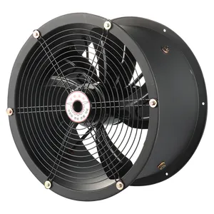 YWF200 Ductless mutfak banyo eksenel akış havalandırma Metal egzoz Induct Inline çıkarıcı Fan