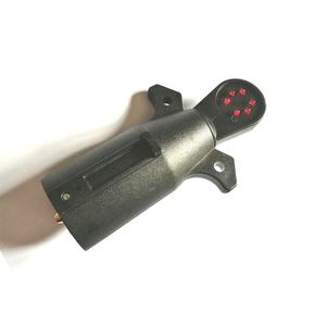 12V <span class=keywords><strong>7</strong></span> <span class=keywords><strong>Way</strong></span> Flat Pin Towing Fiação Conector <span class=keywords><strong>Plug</strong></span> Soquete <span class=keywords><strong>Trailer</strong></span> Light <span class=keywords><strong>Tester</strong></span> 7pin lâmina <span class=keywords><strong>tester</strong></span> caminhão <span class=keywords><strong>plug</strong></span> fornecedor - Product Image 4