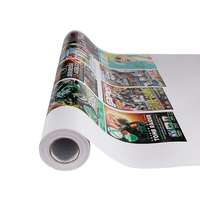 Tome éco-solvant feuille imprimable affiche PVC polmerico clair brillant mat numérique jet d'encre vinyle vinyle auto-adhésif