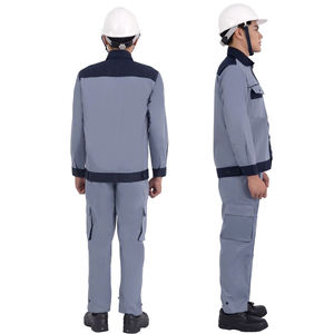 เสื้อยูนิฟอร์มสำหรับคนงานเสื้อแจ็กเก็ตแขนยาวผ้าโพลีเอสเตอร์ผ้าฝ้ายทนทานงาน OEM - Product Image 6