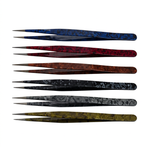 SUNTOOLS/STIPL Ensemble de pinces à épiler rondes en plastique pour la fabrication de bijoux DIY, multicolores, 8 pièces - Product Image 1