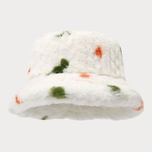 Japanese Style Artistic Fresh Style Fashion Plush Warm Bucket <b>Hat</b> Korean Style Autumn Winter Outdoor Bucket <b>Hat</b> - Product Image 6