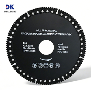 Disque de coupe composite multifonctionnel <span class=keywords><strong>à</strong></span> diamant brasé pour <span class=keywords><strong>meuleuse</strong></span> d'angle, pour marbre, tôle de <span class=keywords><strong>fer</strong></span>, tube <span class=keywords><strong>à</strong></span> paroi mince, acier, carrelage - Product Image 1