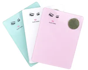 Big Size White,Pink,Blue lash Pallet Holder Eyelash Tile lash Stand Pallet With Jade Ston