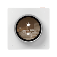 Contrôleur de panneau intelligent mural Golden Security Tuya avec bouton rotatif, écran 1,6 pouce, commande vocale Alexa, relais 3 voies, norme européenne, application