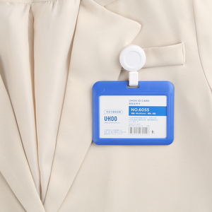 Vente en gros en stock Porte-badges rétractables en plastique ABS avec logo personnalisé <span class=keywords><strong>6</strong></span> pièces Boîte en PVC - Product Image 4