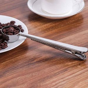 Custom Logo Coffee Scoop Clip 304 Stainless Steel <b>Measuring</b> <b>Spoon</b> Bag Sealer for Promotional Events - Product Image 4