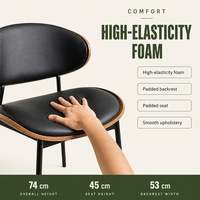 Chaise de salle à manger en tissu recyclé avec structure métallique écologique pour la maison (vente en gros)