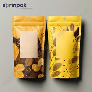 Emballage blanc mat de sel rose de l'Himalaya Pochette debout Feuille d'aluminium Zip Lock Doypack Food Mylar Storage Gravure Printing - Product Image 1