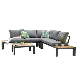 Luxe Tuinmeubilair Tuin Sofa Set Aluminium Lounge Tuin Sofa Set