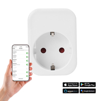 Enchufe Inteligente Universal para el Hogar, Color Blanco, Enchufe de Pared con Wifi, Control Inteligente, Enchufe Alemán para Uso Doméstico