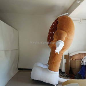 Efun MOQ 1 buah kostum masker donat tiup kustom profesional kostum permen lucu ukuran dewasa untuk promosi Halloween - Product Image 3