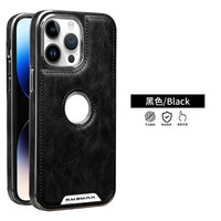 Porte-cartes magnétique en gros d'usine avec étiquette exposée étui en cuir d'affaires étui de téléphone pour iPhone 17 16 15 14 13 Pro Max