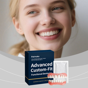 Kit de prothèse dentaire en silicone, ensemble complet, confortable, sûr, ajustement simple, soins bucco-dentaires parfaits <span class=keywords><strong>pour</strong></span> la perte de dents, solution temporaire <span class=keywords><strong>pour</strong></span> les dents cassées - Product Image 6