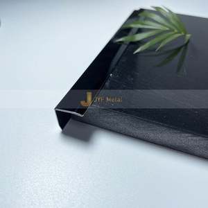 L Shape Metal Brush 304 Stainless Steel <b>Tile</b> Trim Matt Black Durable Waterproof Easy Installation Apartment Wall Trim - Product Image 6