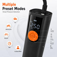 Fast Charging Emergency Car Tire Pump 150PSI Portable Air Inflator Fireproof PC Digital Smart Tyre Compressor for Bicycle Ball
