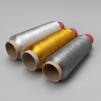 Factory Lurex Bright Color Gold Sliver Yarn Metallic Embroidery Yarn Metallic Thread