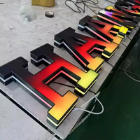 Letrero de Neón LED 3D Personalizado con Programas RGB, Resistente al Agua IP65, Control por Bluetooth/WiFi para Publicidad y Decoración